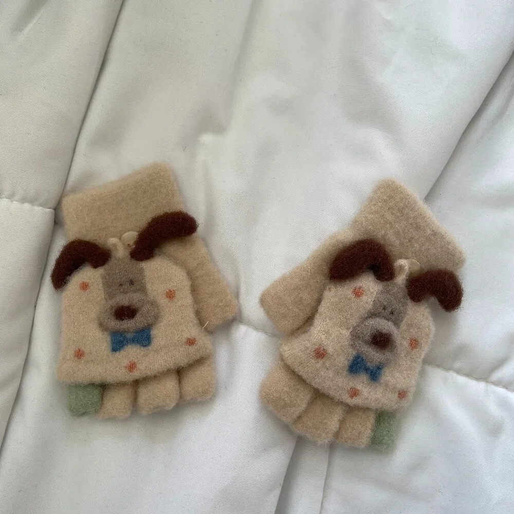 Toddler Fingerless Glove Mittens 18-24M